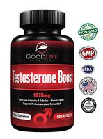 Natural Men Testosterone Booster Supplement: Energy, Stamina, Libido Enhancer for Low Testosterone Treatment - Horny Goat Weed, Tribulus Terrestris, Longjack, Magnesium and Zinc - 90 Veggie Capsules