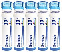 Boiron Glonoinum 30C, Homeopathic Medicine for Hot Flash, Sunstroke and Headache (Pack of 5)