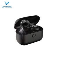 LYMOC TWS Wireless Earbuds V5.0 Wireless Headphones Bluetooth Earphone Headsets Running Headphones Deep Bass Stereo Sound Sport Earphone Handsfree for Samsung iPhone Huawei (Black)