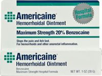 Americaine Hemorrhoidal Ointment Maximum Strength 1 Oz TEJ