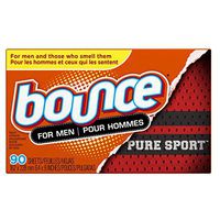 Bounce for Men Pure Sport Dryer Sheets 90 Count