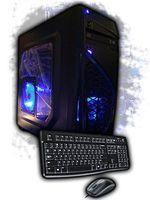 Custom Gaming PC AMD Quad-Core Desktop Computer System 4.2GHz 16GB 2TB GeForce GT 720 1GB Windows 10 WiFi