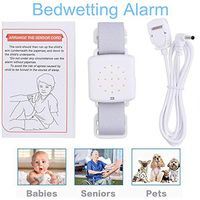 KEAIMEI Bedwetting Alarm for Kids Girls Boys and Elderly, Pee Alarm with Sound and Vibration to Cure Bed Wetting via Enuresis Sensors