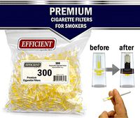 Efficient Cigarette Filter Tips Holders 8 Holes Extra Filtration System Regular Size Cigarettes & Roll Your Own (Not Slim) Bulk Economy Pack (Total 300 Filters)
