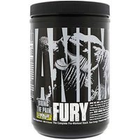 Animal Fury - Pre Workout Powder Supplement for Energy and Focus - 5g BCAA, 350mg Caffeine, Nitric Oxide, Without Creatine - Powerful Stimulant for Bodybuilders - Lemonade - 30 Servings