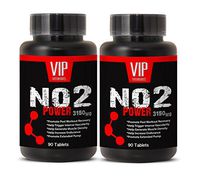 Energy Pills - Nitric Oxide 3150MG - Nitric Oxide Daily - 2 Bottles (180 Tablets)