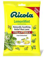 Ricola Big Bag Sugar Free Lemon Mint Cough Drops, 45 Drops, 1 Count