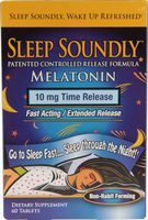 Windmill Health Products Sleep Soundly Melatonin, 10 Mg, 60 Tablets (Pack of 3)