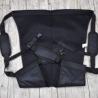 GaoFan Patient Lift Stair Slide Board,Disabled Back Board Transfer Straps,Black,M