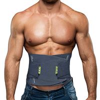 BERTER Lower Back Brace for Lower Back Pain Relief for Men & Women, Lumbar Back Support Belt with Compression Band-Lightweight, Breathable, Sleek & Ergonomic Design (XL, Blue)