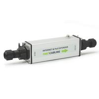 PoE Repeater Outdoor | 10/100/1000 Ethernet Gigabit | Extend Power Over Ethernet for WLAN AP or IP Camera | IEEE802.3 af & at compatible