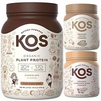 KOS Chocolate Fusion Bundle (Plant-Based Chocolate Protein Powder + Organic Ceylon Cinnamon Powder + Organic Cacao Powder)