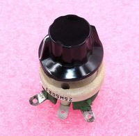 5 ohm +/-10%, 25W factory fresh power rheostat