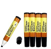Furniture Repair – Touch up Markers - Scratch Restore & Repair Touch-Up Kit System. For Stains, Scratches, Wood Floors, Tables, Desks, Carpenters, Bedposts Felt Tip Markers (5 PC Furniture Repair)