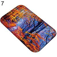 MG554zy0 Fresh Lavender Flower Hallway Door Mat Entrance Rug Non-slip Bathroom Carpet Fresh Lavender Flower Hallway Door Mat 7#