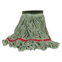 RCPC152GRE - Swinger Loop Wet Mop Heads, Cotton/Synthetic Blend, Green, Large