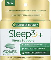 Nature's Bounty Sleep 3+ with Stress Relief, 28 Tablets