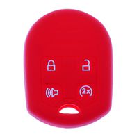 Dolity Car Smart Remote Key Fob Case Cover Antiscratch Housing for Ford F-150 SVT Raptor - Red