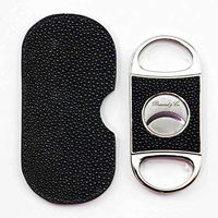 Brizard & Co Double Guillotine Series II Leather Inlaid Cigar Cutter (Stingray Pattern)