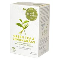 (10 Pack) - Heath and Heather - Green Tea & Lemongrass Tea | 20 Bag | 10 Pack Bundle