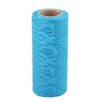 uxcell Lace Household Tutu Gift Decor DIY Tulle Spool Roll 6 Inch x 10 Yards Blue