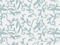 5ct Blue"Melody Scroll" on Kraft White Tissue Paper Gift Wrapping 20"x30" Sheets nfLG -933