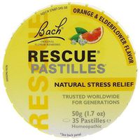 Bach Flower Essences Rescue Remedy Pastilles - 50 Grams, Pack of 24