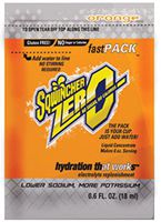 Sqwincher 015500-OR .6 Ounce Fast Pack Zero Liquid Concentrate Packet Orange Lite Electrolyte Drink - Yields 6 Ounces (50 Single Serving Packets Per Box), English, 15.34 fl. oz, Plastic, 1 x 1 x 1