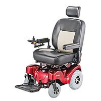Merits Health Products - Atlantis - Bariatric Power Chair - 24"W x 20"D - Red