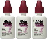 Afrin 12 Hour Decongestant Nasal Spray, Original, 3 Pack, 0.5 Ounce