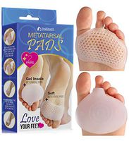 Metatarsal Pads - Ball of Foot Cushions Woman Men Mortons Neuroma Callus Metatarsal Foot Pain Relief Bunion Forefoot Cushioning Relief 2 Pairs Set by BeSTreaM