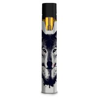 IT'S A SKIN Decal Vinyl Wrap Compatible with STIIIZY (TM) Premium Vaporizers Sticker Sleeve Cover/Wolf with Rose in Mouth