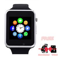 Amazqi Smart Watch, Smartwatch Phone with Camera TF Card Pedometer SIM Card Slot Music Player Compatible for IOS IPhone (Partial Functions) and Android Phone Samsung HUAWEI LG Sony for Men Women Teens