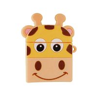 UR Sunshine AirPods Case, Super Cute Fun Cartoon Zoo Animal Theme AirPods Case, Soft Silicone Case Cover Earphone Protection Skin for Apple AirPods1&2-Giraffe