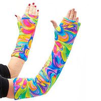 CastCoverz! Designer Arm Cast Cover - Colorcopia - Medium Long: 21" Length X 12" Circumference - Removable and Washable - Made in USA