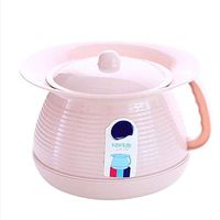 ZSPPPP Bedpan/Urinal Basin Portable Toilet Women's Bedroom Urinal Indoor Basin Design/Potty/Potty Men and Potty to Prevent Odor Escape (Color : Pink)