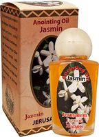 Holy Land Anointing Oil from Jerusalem, Jasmine, 1/3 oz Bottle from Israel, Made from Locally Sourced Herbs, Essences, and Oils | Great for Pastors, Priests and Clergymen