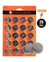 EmazingLights CR2450 Batteries (20 Pack) 3 Volt Button Cell Lithium 2450