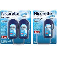 Nicorette Lozenges Coated Ice Mint Nicotine To Stop Smoking, 4 Mg, 100 Count