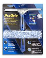Ettore 65000 Professional Window Cleaning Kit 12 Squeegee and 10-Inch ProGrip Microfiber Washer, 1 Pack