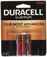 Duracell Quantum Alkaline AAA Batteries, 6-Count, 2 Pack