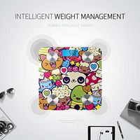 Bluetooth Weight Scales for People Cartoon Cute Funny Beautiful Cat Bmi Scale Body Fat Composition Monitor Analyzer with Smartphone App for Body Management-396 Lbs