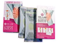 Injury Prevention - Cel-Lab Copper Compression Knee Protector Brace and Sleeve (X-Large)
