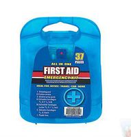 Emergency First Aid Kit for Travel Portable for Minor Wounds (Blue)