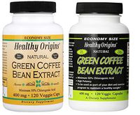 Healthy Origins - Green Coffee Bean Extract 400 mg 120 cap Vegi