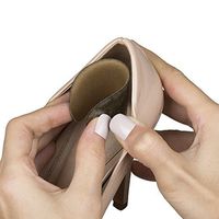 ZenToes Heel Protectors Back of Shoes Cushioned Adhesive Liner Inserts for Men and Women - 8 Count (Brown)