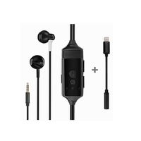 Cell Phone Call Recorder Earphone for iPhone Cellular Calls Skype Facebook Messenger Whatsapp Voice Call Recording (with Connector)