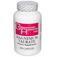 Cardiovascular Research Ltd., Magnesium Taurate, 180 Capsules - 2pc