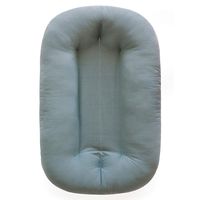 Snuggle Me Organic Bare | Baby Lounger & Infant Floor Seat | Newborn Essentials | Organic Cotton, Fiberfill | Slate