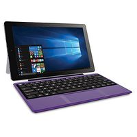 2018 Newest Premium High Performance RCA Cambio 10.1" 2-in-1 Touchscreen Tablet PC Intel Quad-Core Processor 2GB RAM 32GB Hard Drive Webcam Wifi Microsoft Office Mobile Bluetooth Windows 10-Purple